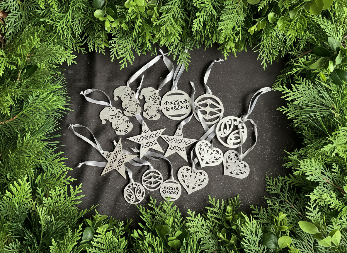 PACK 6- Medium Assorted Combo (wood/silver/gold/red/green/blue)