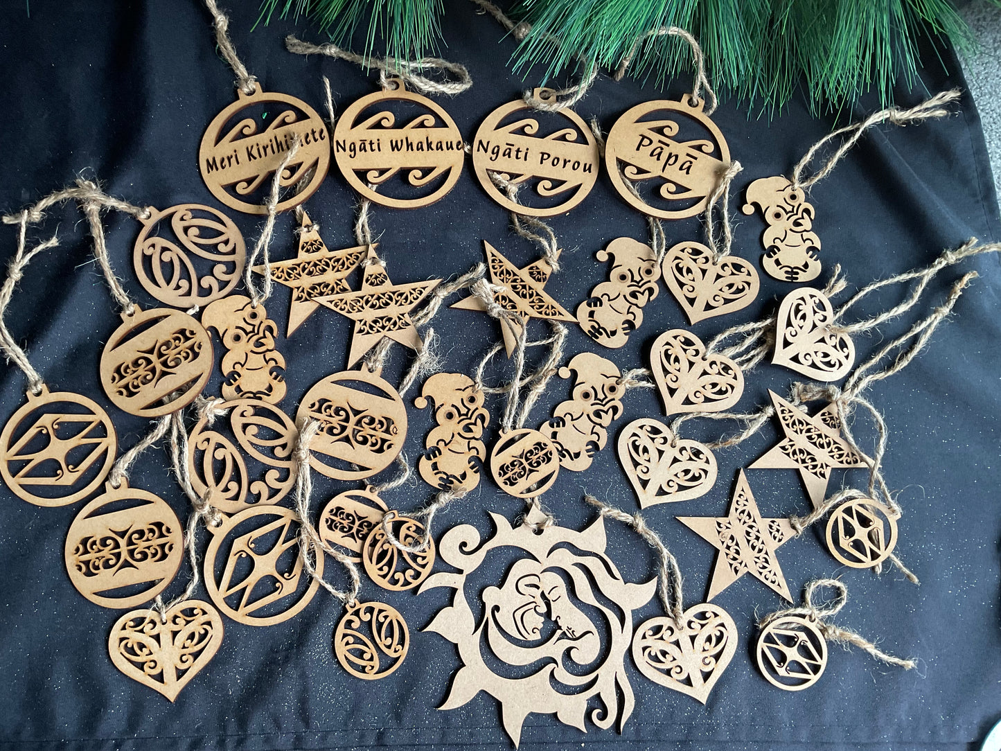 PACK 7- Large Assorted Combo (wood/silver/gold)