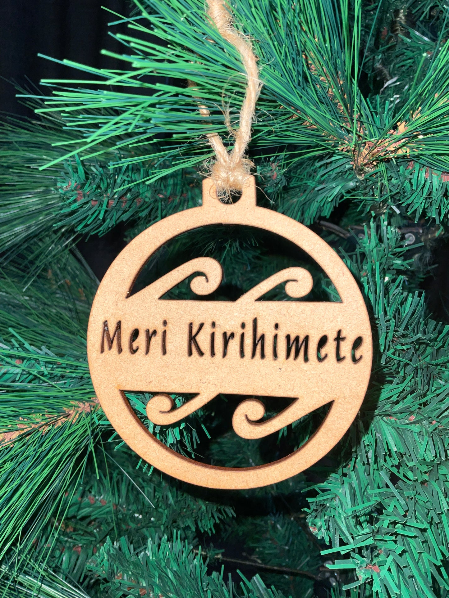 PACK 1- PERSONALISED BAUBLES (wood/silver/gold)