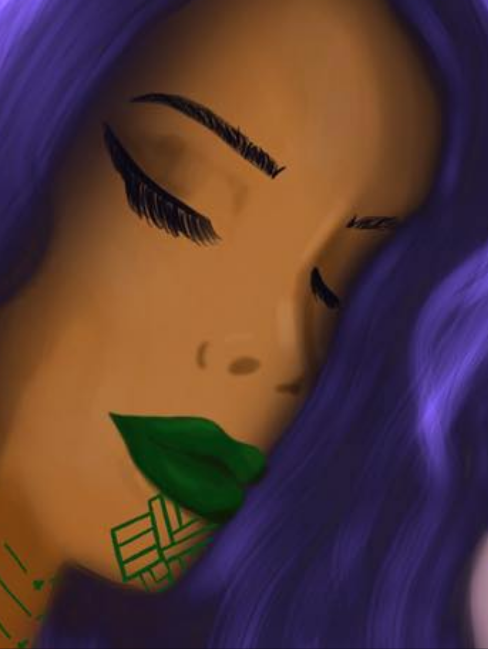 Hineteiwaiwa Gold Mirror Moko Kauae