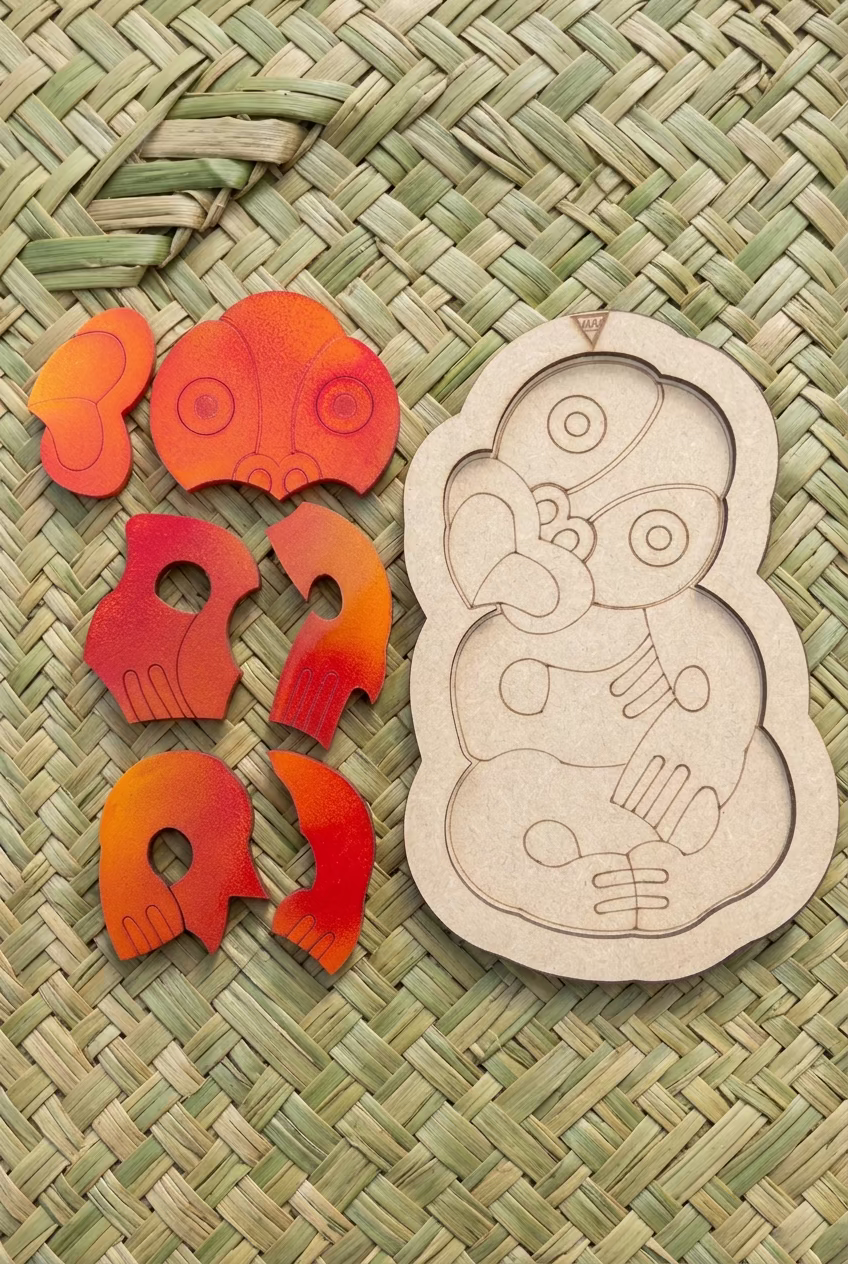 Tiki Ombré 6pc puzzle🧩🧩