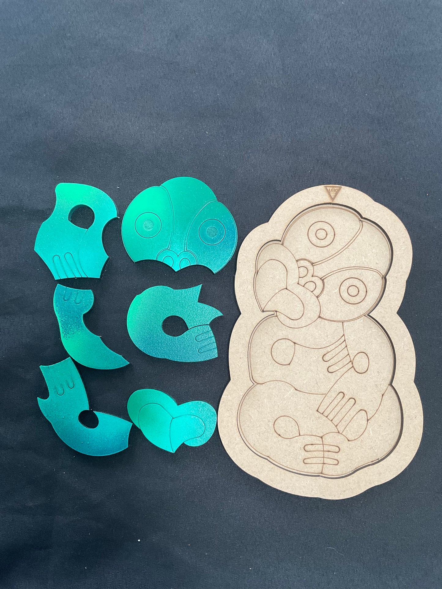 Tiki Ombré 6pc puzzle 🧩🧩