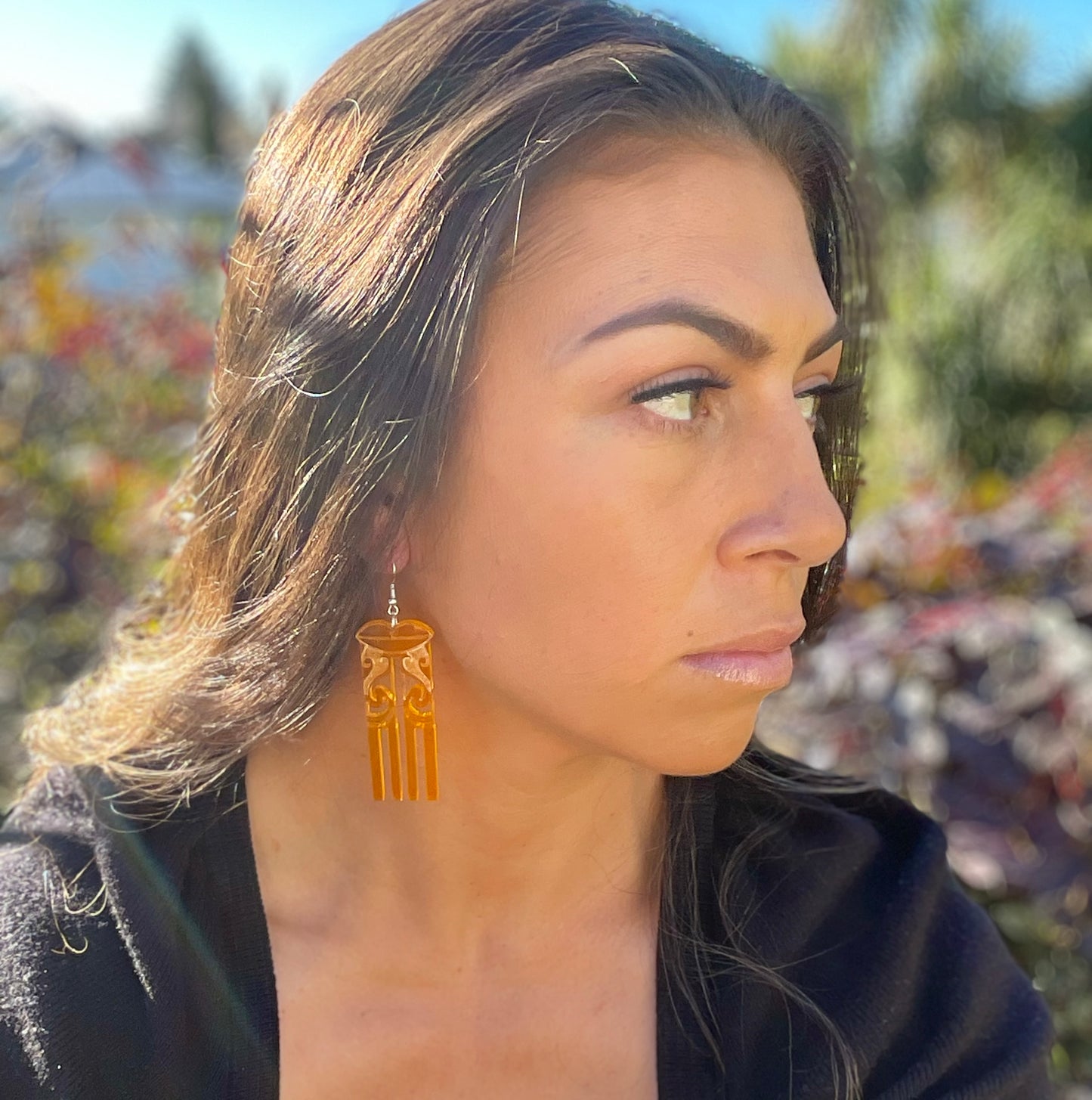 Kuiwai Orange earring