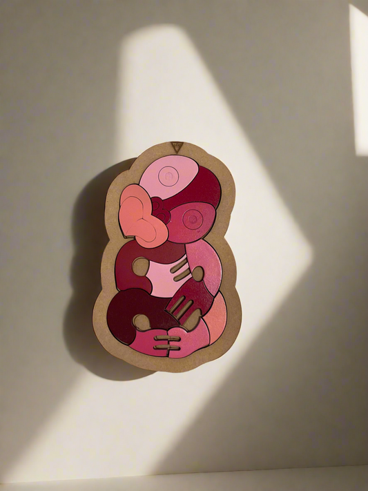Tiki 12pc  BLOCK COLOUR puzzle 🧩🧩
