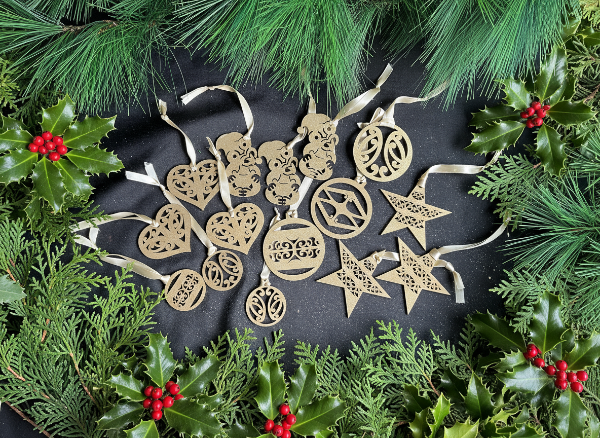 PACK 6- Medium Assorted Combo (wood/silver/gold/red/green/blue)