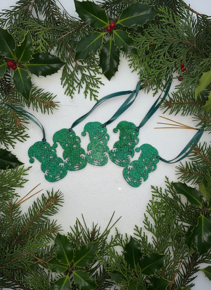 PACK 3- TIKI KŌKŌ (wood/silver/gold/green/blue/red)