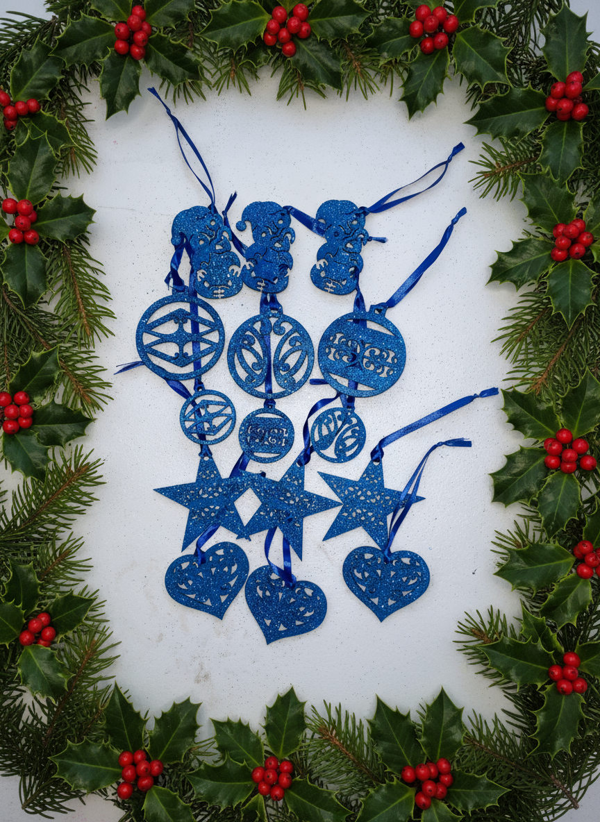 PACK 6- Medium Assorted Combo (wood/silver/gold/red/green/blue)