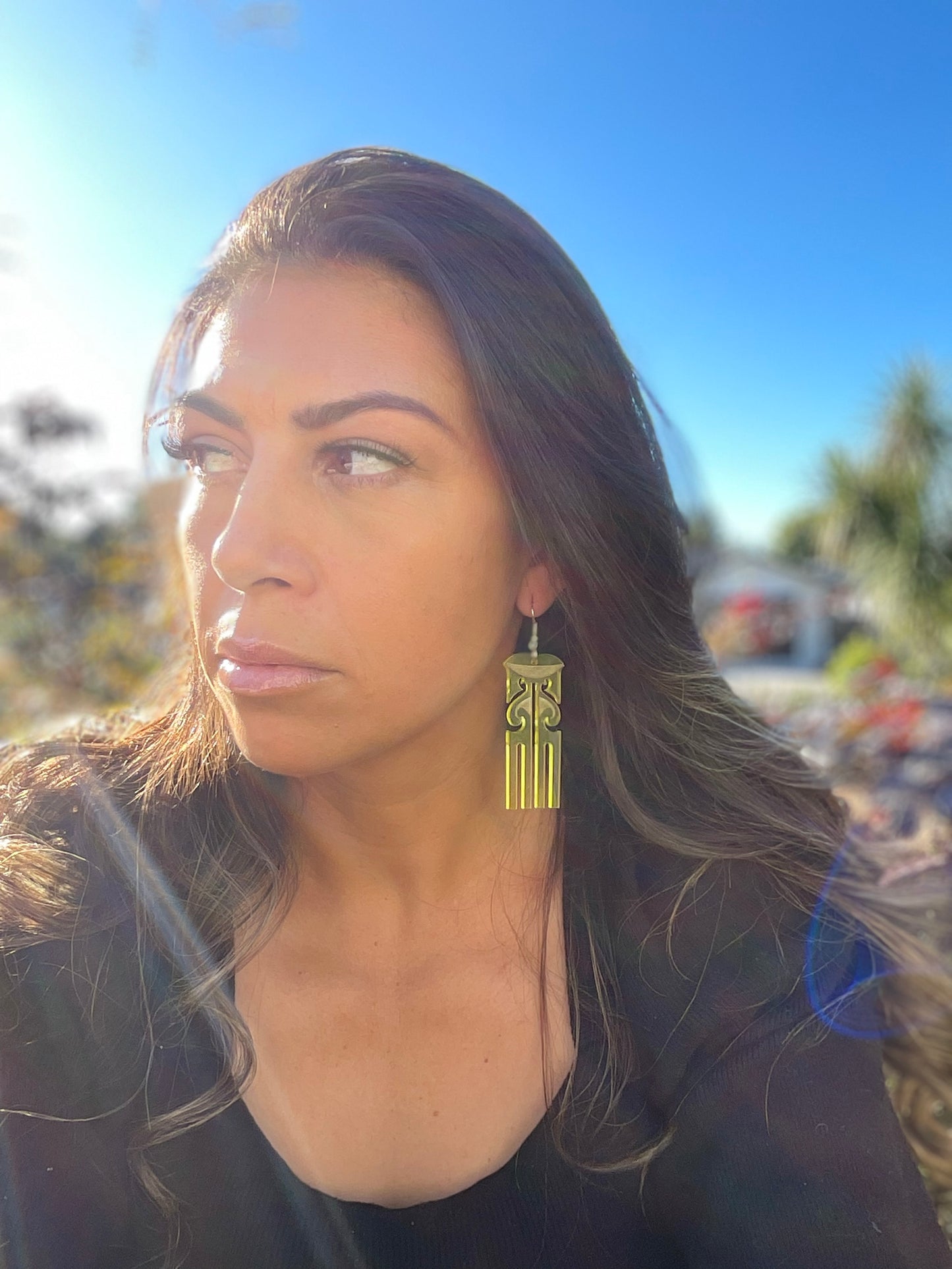 Haungaroa Yellow earrings