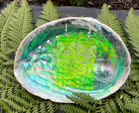 Kuiwai Neon Yellow earring